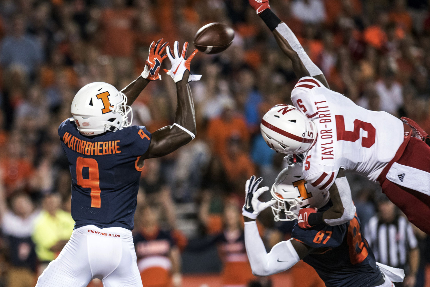 AP, Nebraska vs. Illinois, 9.21
